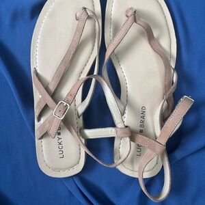 Lucky Brand Brown Strappy Sandals